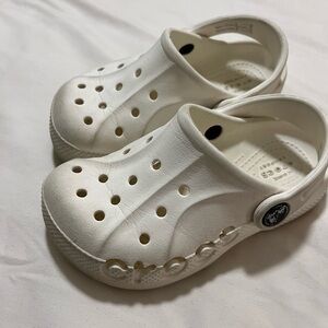 Toddler White Crocs Size 8